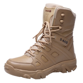 Big Size 47 Men's Boot Combat Mens Ankle Boot Tactical Warm Fur Army Boot Male Shoes Work Safety Shoes Motocycle Boots